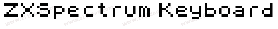 ZXSpectrum Keyboard字体转换